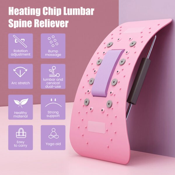 Back Cracker New Back Massager Lumbar Neck Stretcher Spine Board Back Support